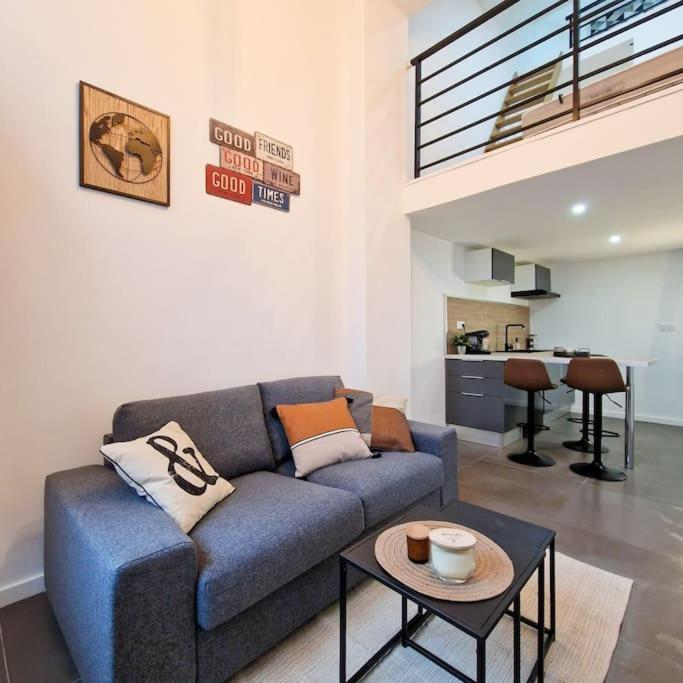 L'Atelier B Magnifique Loft Avec Terrasse Privee Apartman Saint-Etienne  Kültér fotó